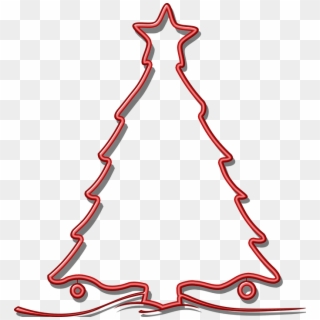 Arbol De Navidad Rojo En Png Clipart