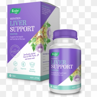 Evalar's Hepatrin Liver-support Is Specifically Formulated - Cardioactive Clipart