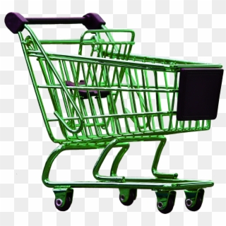 Online Shopping Cart Png Royalty Free High Quality - Green Shopping Cart Transparent Clipart