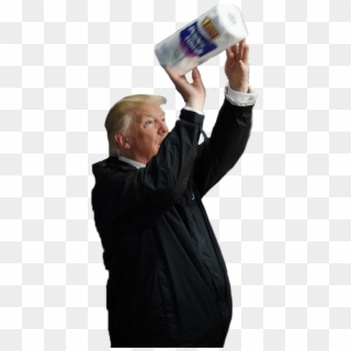 Persontrump Tossing Paper Towels - Trump Tossing Paper Towels Clipart