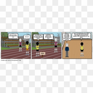 Usain Bolt's Story - Cartoon Clipart