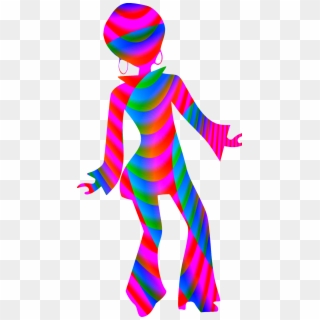 This Free Icons Png Design Of Colourful Disco Dancer Clipart