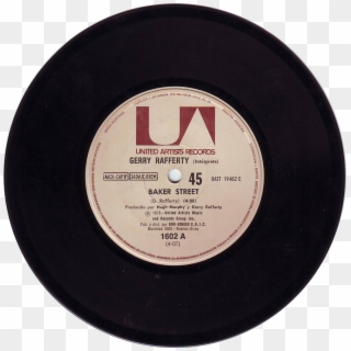 Disco De Vinilo 45 Rpm Baker Street Gerry Rafferty - Vinyl Record Clipart
