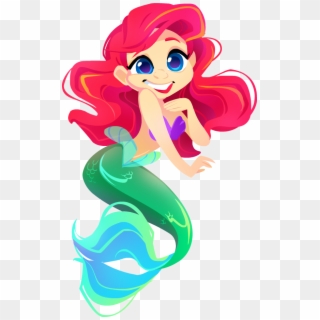 Collection Of Free Mermaid Vector Border - Mermaid Fanart Ariel Clipart