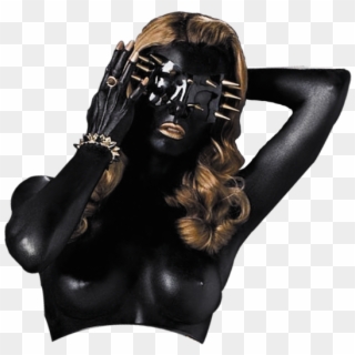 Black Gold Woman - Mask Clipart