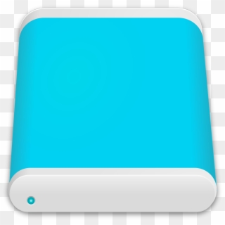 This Free Icons Png Design Of Harddisk Drive Cyan Clipart