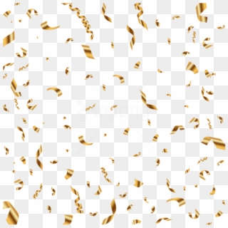 Free Png Download Gold Confetti Transparent Clipart - Transparent Background Confetti Png
