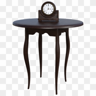 Table, Clock, Time, Brown, Wood Board, Wood, Grain - End Table Clipart