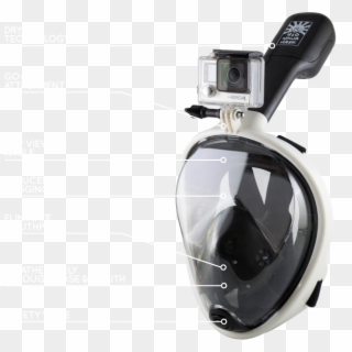 Introducing The H2o Ninja Mask® - Face Snorkeling Mask Png Clipart
