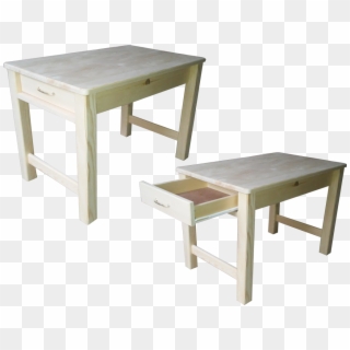 Wooden Table With Drawer - Кухненска Маса С Чекмедже Clipart