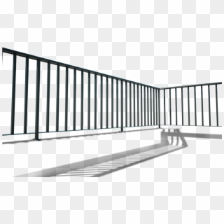 Balcony Railing Png - Iron Railing Design For Roof Clipart