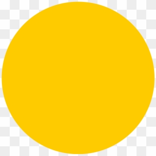 Disc Plain Yellow Dark - Plain Yellow Circle Clipart