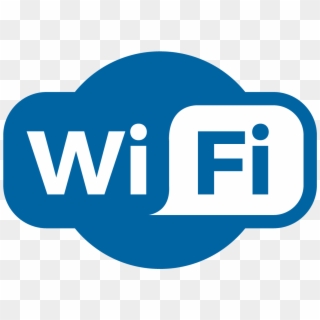 Blue Wifi Logo Transparent Clipart