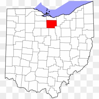 Map Of Ohio Highlighting Huron County - Norwalk Ohio On Map Clipart