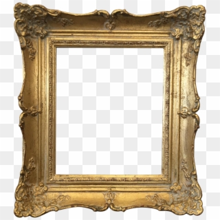 Vintage Gold Carved Wood Frame Chairish - Square Gold Vintage Frame Clipart