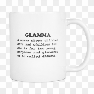 Glamma Mug Glam Ma Grandma Mug Grandma Gift Coffee - Love Hema Clipart