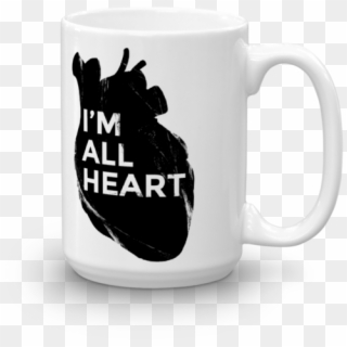 I'm All Heart Coffee Mug - Coffee Cup Clipart