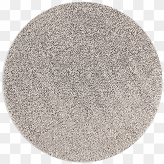 Round Shag Mat In White Dot - Circle Clipart