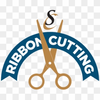 Ribbon Cutting - Blue Ribbon Cutting Clipart - Png Download