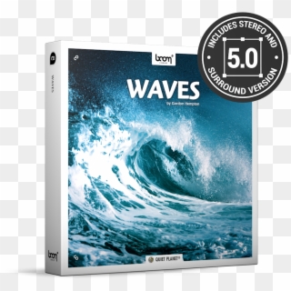 Waves Nature Ambience Sound Effects Library Product - Boom Library Waves Clipart