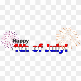 Happy 4th Of July Words Clipart