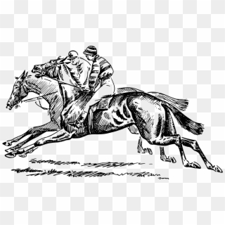 Jpg Transparent Stock Horse Racing Drawing Free On - Transparent Race Horse Clipart