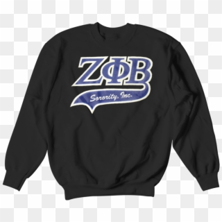 Zeta Phi Beta Tackle Twill Sweatshirt - Sweatshirt Clipart
