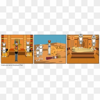 Greek - Storyboard Egyptian Room Clipart