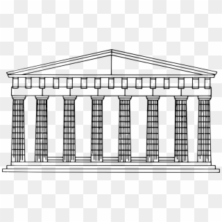 Jpg Black And White Download Architecture Vector Ancient - Ancient Greek Architecture Clipart - Png Download