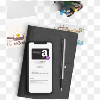 Digital Amazon Gift Card Displaying On A Smartphone - Gadget Clipart