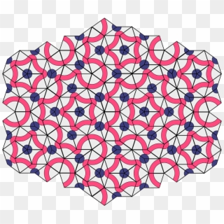 File - Penrose Tiling - Svg - صور عن التبليط Clipart