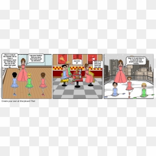 Getting The Teachers Attention - Storyboard Clipart