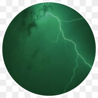 #green #lightning #greenlightning #aesthetic #background - Circle Clipart