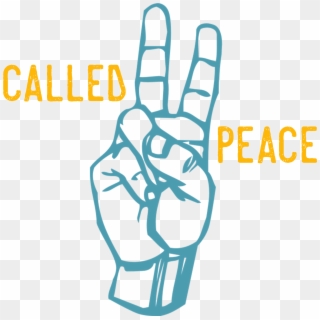Practicing Peace In The Midst Of The Troubles Of The - Letter V In Sign Language Clipart