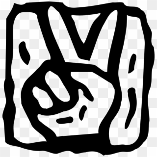 Peace Sign Clipart Finger - Finger Countdown - Png Download