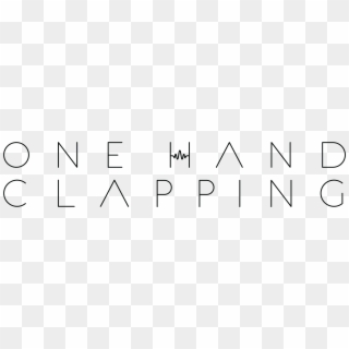One Hand Clapping - Black-and-white Clipart