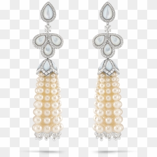 Ta 09 011 01 Akoya Pearl Tassel Earrings - Pearl Tassel Earrings Clipart