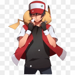 Pokemon Red Trainer - Red From Pokemon Clipart