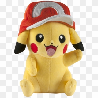 Pikachu With Ash's Hat 10” Plush - Ash Hat Pikachu Plush Clipart