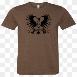 Chaos And Pain Tri Blend Mocha Brown T Shirt - Chaos And Pain Clipart