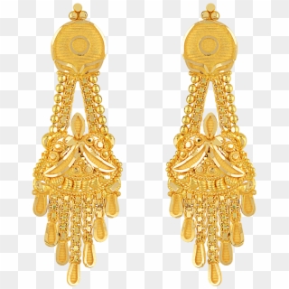 Gold Earring Png - Earrings Clipart