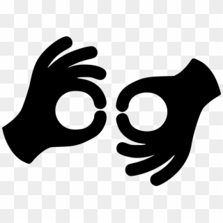 Sign Language Svg Png Icon Free Download - See And Hear Icon Clipart