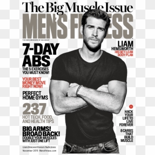 Liam Hemsworth For Men's Fitness Magazine - Men's Fitness Clipart