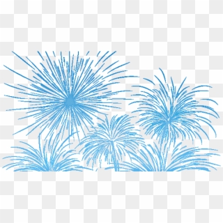Fireworks Png - Blue Fireworks Transparent Background Clipart