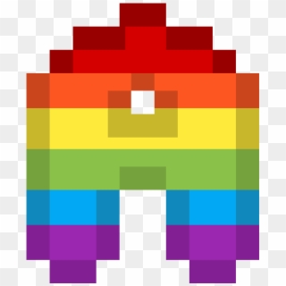 Letter 'a' - Gay Flag - Wygląda Jajko Konia W Minecraft Clipart