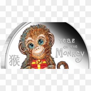 [coin News] 2016 Tuvalu Baby Monkey Proof Silver 1/2oz - Coin Clipart