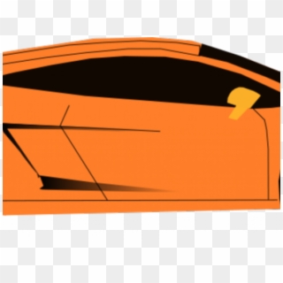 Lamborghini Clipart Lamborghini Logo - Orange Car Clip Art - Png Download