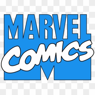 1980s/90s Marvel Comics Logo Blue/white By - Marvel Comics Logo Png Clipart