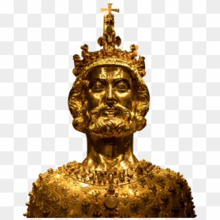 Bust Png - Golden Statue Png Clipart