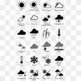 Weather Icons - Weather Icons Cc0 Clipart
